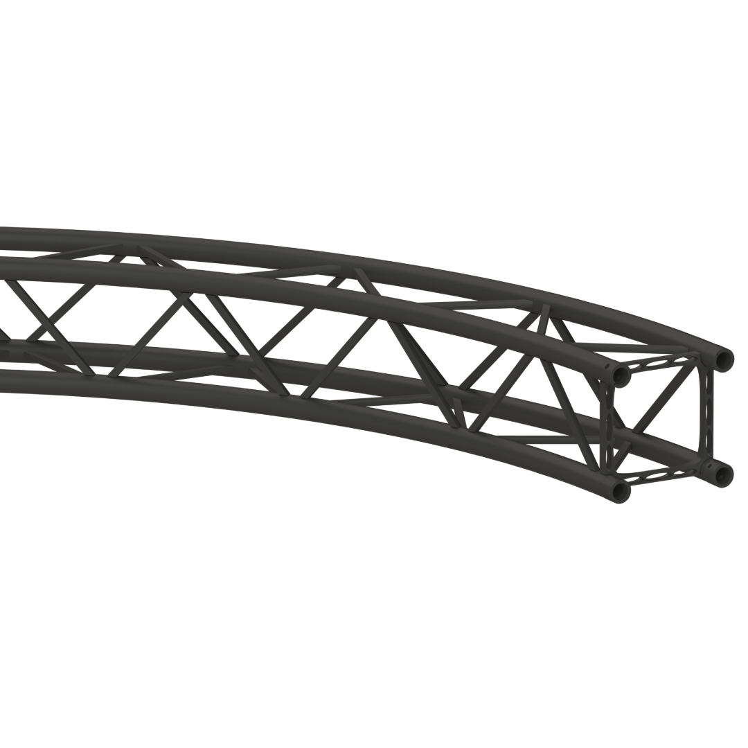 SIXTY82 TPM29S Black Square Truss | Circles