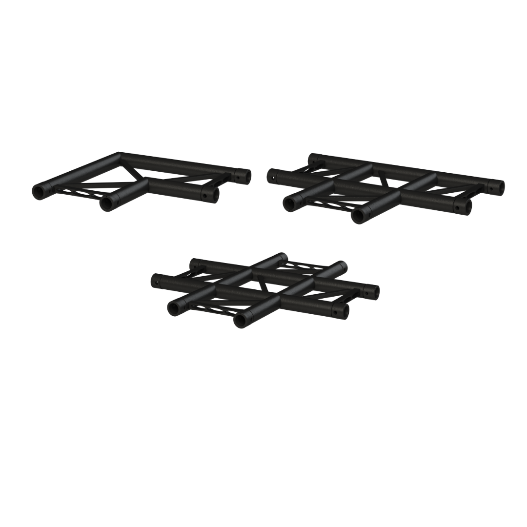 SIXTY82 TPM29L Black Ladder Truss | Corners Flat