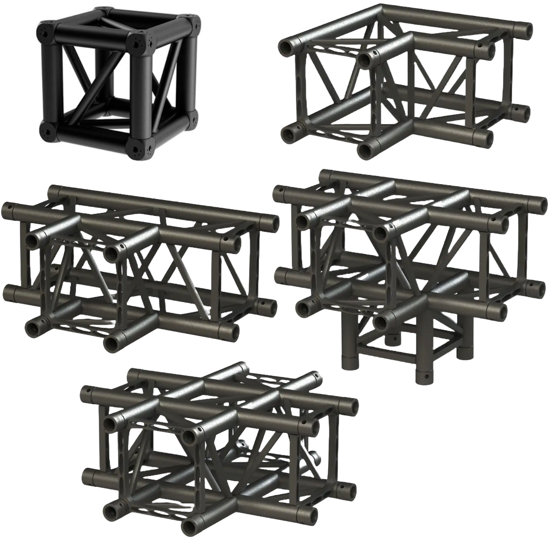 SIXTY82 TPM29S Black Square Truss | Corners