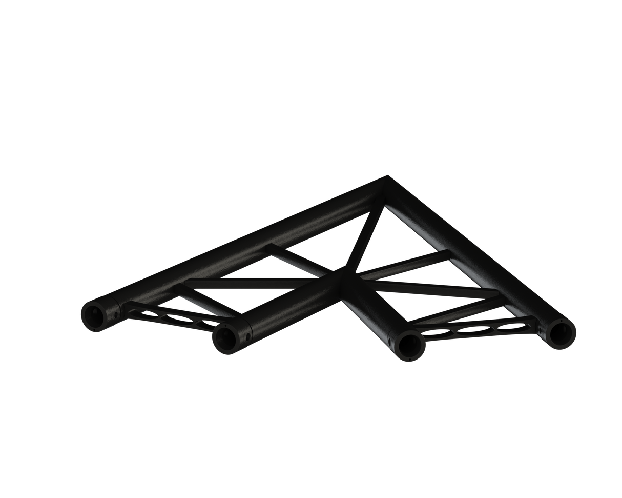 SIXTY82 TPM29L Black Ladder Truss | Corners Flat