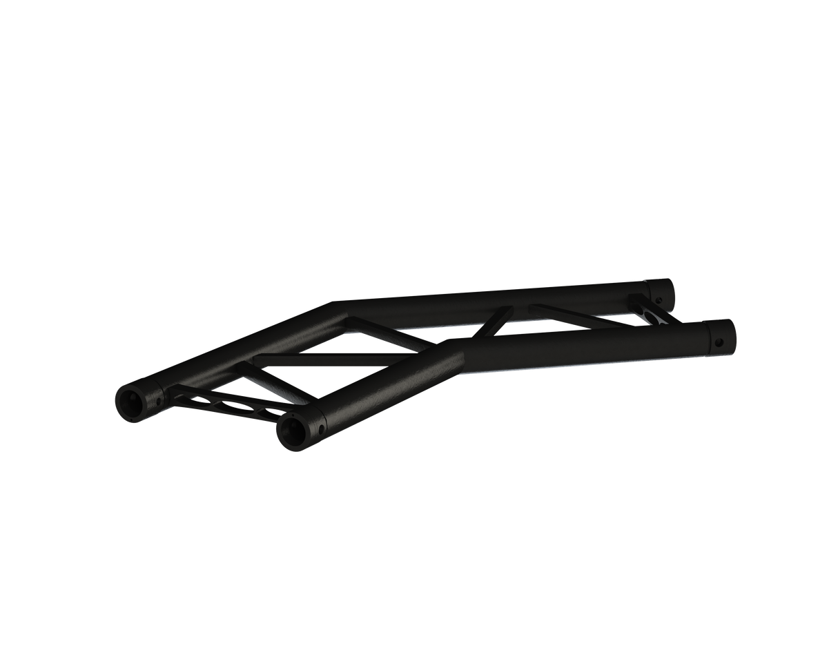 SIXTY82 TPM29L Black Ladder Truss | Corners Flat