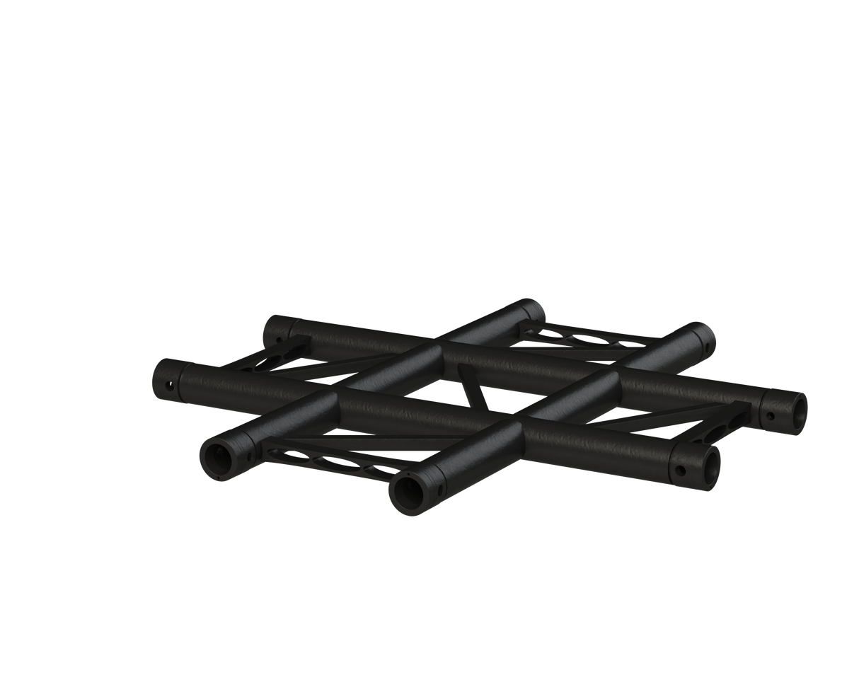 SIXTY82 TPM29L Black Ladder Truss | Corners Flat