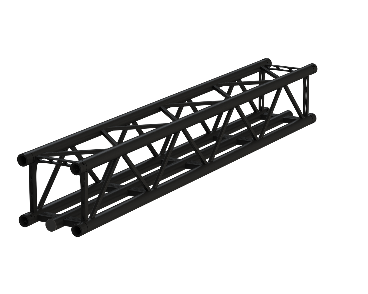 SIXTY82 TPM29S Black Middle Beam | Straight lengths